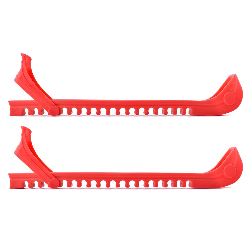 NANAOUS Hockey Skate Guards Ice Skate Guards Adjustable Ice Skate Blade Covers Skate Guards Figure Skating, Guard Protector for Younth Men Women Kids (Red)