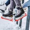 NANAOUS Hockey Skate Guards Ice Skate Guards Adjustable Ice Skate Blade Covers Skate Guards Figure Skating, Guard Protector for Younth Men Women Kids (Red) view 2