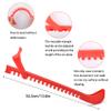 NANAOUS Hockey Skate Guards Ice Skate Guards Adjustable Ice Skate Blade Covers Skate Guards Figure Skating, Guard Protector for Younth Men Women Kids (Red) view 3