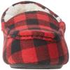 Amazon Essentials Men's Moccasin Slippers, Black Red Buffalo Check, 7 view 2