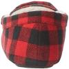 Amazon Essentials Men's Moccasin Slippers, Black Red Buffalo Check, 7 view 3