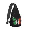FBCAL Mexico Flag Chest Bags Crossbody Sling Backpack Travel Hiking Daypack Shoulder Bag For Unisex Men Women view 2