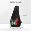 FBCAL Mexico Flag Chest Bags Crossbody Sling Backpack Travel Hiking Daypack Shoulder Bag For Unisex Men Women view 3