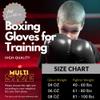 Kruzak Plain Kids Focus Mitts and Boxing Gloves Set for Kickboxing and Muay Thai MMA Training -Unisex Kit with Punching Pads for Martial Arts and Karate - Black 6oz view 4
