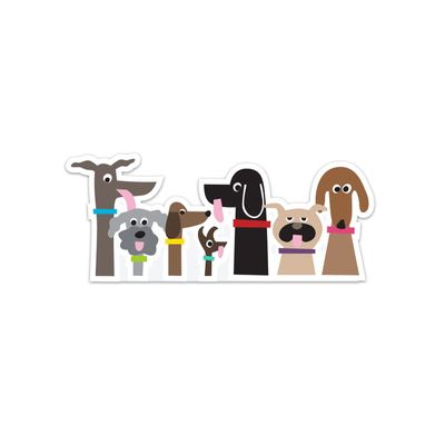 Dog Pack Sticker