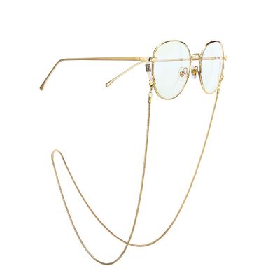 HOOENG Strap Eyeglass Chains for Women Fashion Cord Glasses Holder Chains (Color : Gold, Size : 1)