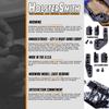[2 Pack] HolsterSmith ModWing Holster Belt Attachment - Light Bearing - Generation 2 - Ambidextrous - Tactical Black - (w/Retention Mounting Hardware) view 3