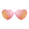 FEISEDY Heart Shaped Sunglasses Party Glasses Disco Transparent Candy Color Trendy Love Glasses B4124 view 1