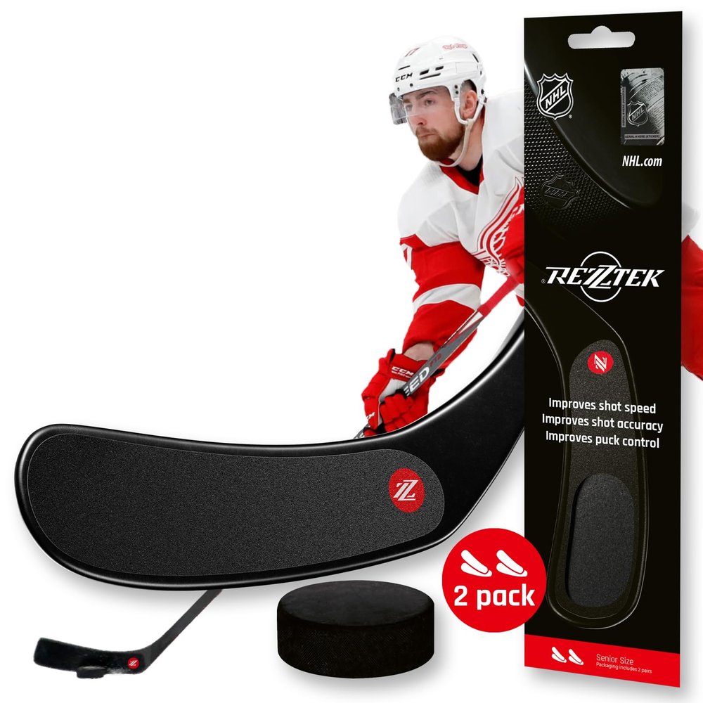 Rezztek Hockey Stick Tape Alternative  Kids Hockey Stick Blade Performance Grip  for Ice & Street Hockey Stick Blade - Used by NHL Players