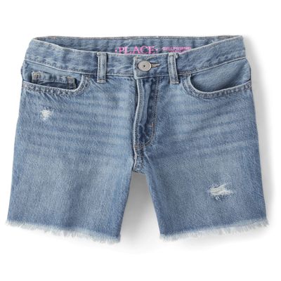 The Children's Place,Destroyed Denim Shorts,LEA WASH,10
