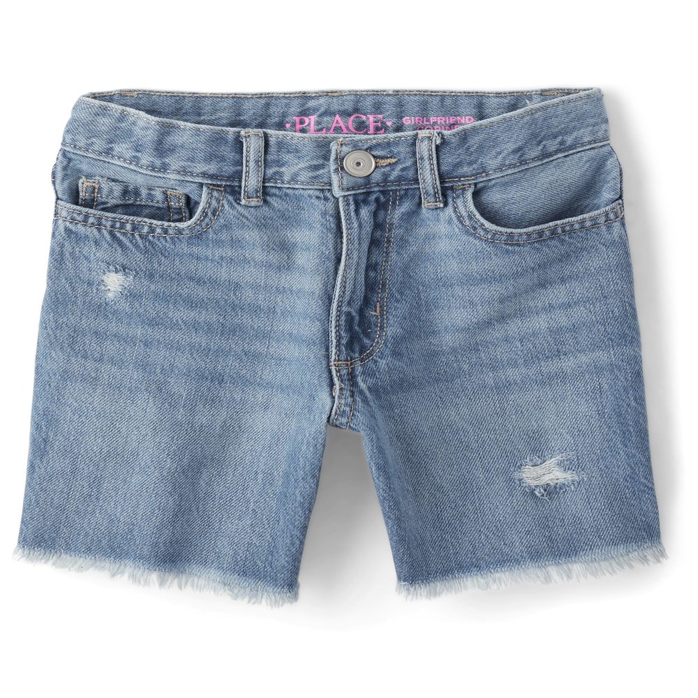 The Children's Place,Destroyed Denim Shorts,LEA WASH,10
