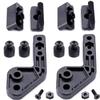 [2 Pack] HolsterSmith ModWing Holster Belt Attachments - Standard - Generation 2 - Ambidextrous - Tactical Black - (w/Retention Mounting Hardware) view 2