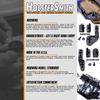 [2 Pack] HolsterSmith ModWing Holster Belt Attachments - Standard - Generation 2 - Ambidextrous - Tactical Black - (w/Retention Mounting Hardware) view 4