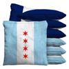 Baggo Chicago Flag Cornhole 1 LB Bean Bag Toss Bags (Set of 8) view 1