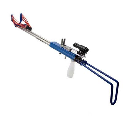 FEXMEO Professional Slingshot, Straight Rod High-Precision High-Power Red Infrared Light Catapult with Leather Strap, Stainless Steel Outdoor Hunting Slingshots