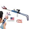 FEXMEO Professional Slingshot, Straight Rod High-Precision High-Power Red Infrared Light Catapult with Leather Strap, Stainless Steel Outdoor Hunting Slingshots view 2