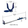 FEXMEO Professional Slingshot, Straight Rod High-Precision High-Power Red Infrared Light Catapult with Leather Strap, Stainless Steel Outdoor Hunting Slingshots view 3