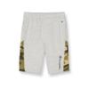 Champion Boys Shorts, Athletic for Lightweight Kids, French Terry, 8", Oxford Grey Heather/Camo Small Script, 5 US view 1