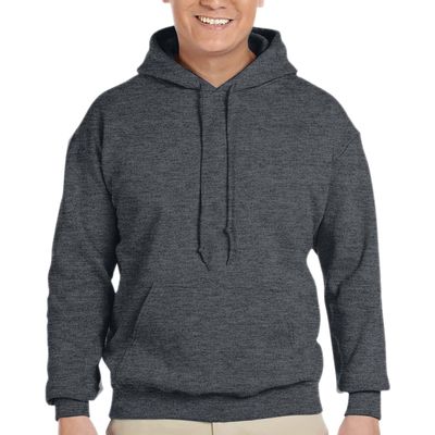 Gildan Mens Heavy Blend Hooded Sweatshirt Dark Heathers