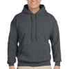Gildan Mens Heavy Blend Hooded Sweatshirt Dark Heathers view 1