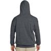 Gildan Mens Heavy Blend Hooded Sweatshirt Dark Heathers view 2
