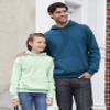 Gildan Mens Heavy Blend Hooded Sweatshirt Dark Heathers view 3