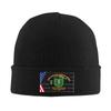 10th Special Forces Group 2nd Battalion Fort Devens Ma Beanie Cap Knit Skull Caps Winter Warm Pullover Cap Black view 1