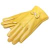 Ealafee 2019 Women Leather Gloves Winter Warm Real Lambskin Lined Driving Gloves (#0-yellow) view 1