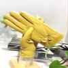 Ealafee 2019 Women Leather Gloves Winter Warm Real Lambskin Lined Driving Gloves (#0-yellow) view 2