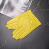 Ealafee 2019 Women Leather Gloves Winter Warm Real Lambskin Lined Driving Gloves (#0-yellow) view 4