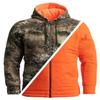 SCENTBLOCKER Scent Blocker Shield Series Evolve Reversible Parka, Hunting Coat for Men (Realtree Excape/Blaze, Medium) view 3