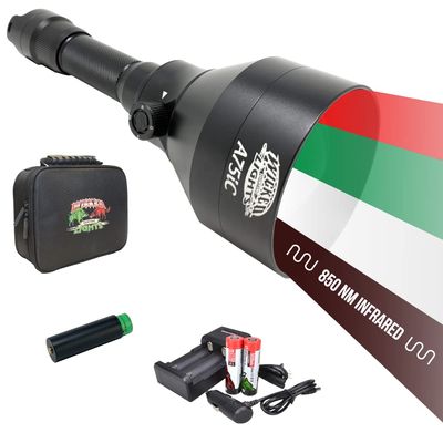 Wicked Lights A75iC 4-Color-in-1 (Green, Red, White, and 850nm Infrared) Scan Plus Kit Night Hunting Light for Scanning W2081
