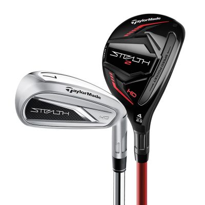 TaylorMade Golf Stealth HIGH Draw Iron Combo Set 4/5 Rescue 6-P/Right Hand Stiff