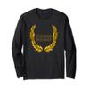 Ancient Latin Quote - What We Do In Life Echoes In Eternity Long Sleeve T-Shirt view 1