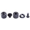 HolsterSmith - DIY Holster Making Kit - 1-Piece Adjustable Retention Holster Design (Inside-The-Waistband/IWB) - KYDEX - P1 Texture - Storm Gray - FOMI (1.50in) - (w/Black Finishing Washers) view 4