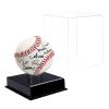 Baseball Display Case, UV Protected Acrylic Cube, Clear Case for Memorabilia and Autographed Balls (2 PC) view 3