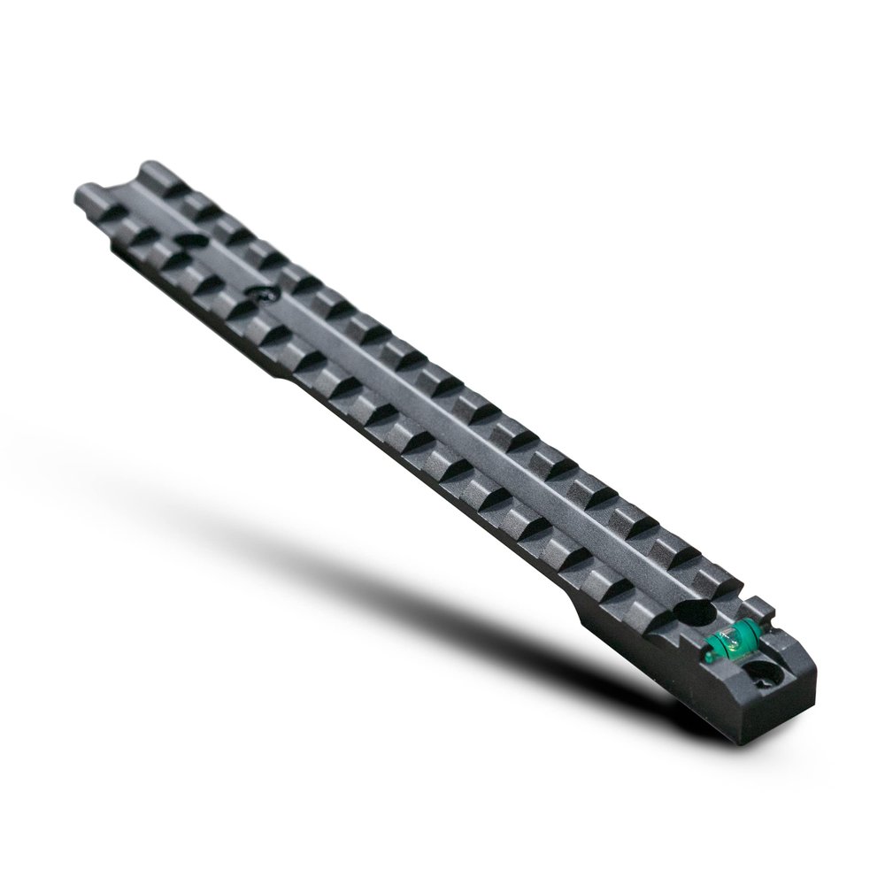 Monstrum Picatinny Rail Mount for Ruger American Rifles with Integrated Level Bubble | Rimfire