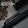 Monstrum Picatinny Rail Mount for Ruger American Rifles with Integrated Level Bubble | Rimfire view 2
