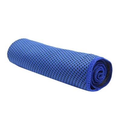 Fashion Cold Towel High Strength Water Absorption Gym Outdoor Fitness Exercise Quick Dry Cooling Towel for Men Women Dark Blue China