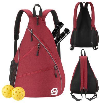 A11N SPORTS Pickleball Bag, Reversible Crossbody Sling Bag/Backpack for Women Men