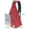 A11N SPORTS Pickleball Bag, Reversible Crossbody Sling Bag/Backpack for Women Men view 4