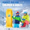 Super Targa Toboggan Downhill 2-Person Snow Sled w/ Handles, Durable Outdoor Fun view 2