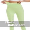 AHLW Buttery Soft High Waisted Leggings for Women - Elastic Skin-Friendly Comfortable Yoga Pants Daily Casual Leggings Lime Green view 2
