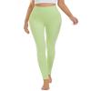 AHLW Buttery Soft High Waisted Leggings for Women - Elastic Skin-Friendly Comfortable Yoga Pants Daily Casual Leggings Lime Green view 3