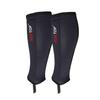 RUNTOP Shin Sleeves Guards for Rope Climbing Deadlifting Weightlifting Powerlifting Cross Fitness Training Box Jumping Leg Calf Support Men Women (7mm Black-Pair, XL) view 1