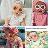 Hycredi Flexible Bendable Flower Baby Polarized Sunglasses with Strap Cute Shades for Newborn Infant Boys Girls Age 0-24 Months-Pink/Pink Mirror view 3