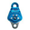 S.E.PEAK 30kN Upgraded Rescue Double Pulley Sheave with Swing Plate,CE High Strength Pulley for Backyard Zipline, Climbing, Rock Rescue Lifting, Hauling, Fit Rope up to 13 mm/Holds Up to 6750lbs,Blue view 1