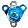 S.E.PEAK 30kN Upgraded Rescue Double Pulley Sheave with Swing Plate,CE High Strength Pulley for Backyard Zipline, Climbing, Rock Rescue Lifting, Hauling, Fit Rope up to 13 mm/Holds Up to 6750lbs,Blue view 2