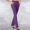 XUETON Womens Bootcut Dress Pants with Pockets Stretchy Work Slacks Business Casual Bootleg Pull On Lounge Wide Leg Pants(Purple,Medium) view 2