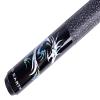 AB Earth 58 inch Hand-Painted Series 2-Piece Billiard Pool Cue Stick with Irish Linen Wrap (Black, 19oz) view 3